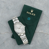 Rolex Air-King 34 Argento Oyster 14000M Silver Lining